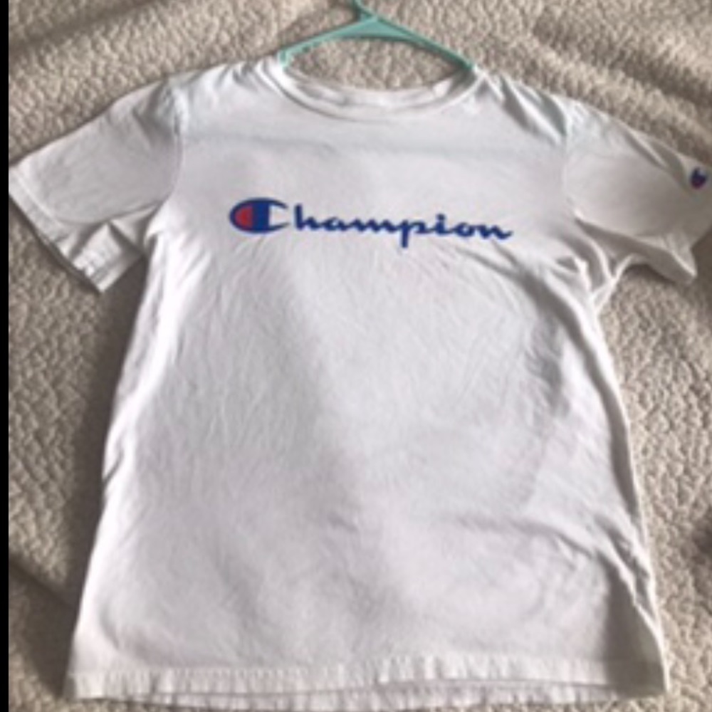 White champion shirt